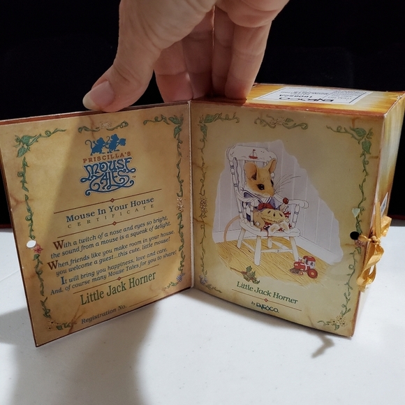 Vintage 1995 New Enesco "Little Jack Horner" Friends are Always in Your Corner - Picture 10 of 16